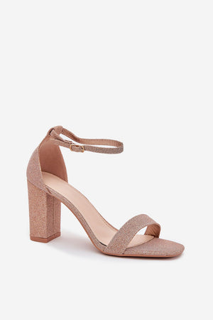 Sandály na podpatku model 215640 Step in style