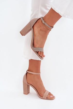 Sandály na podpatku model 215640 Step in style