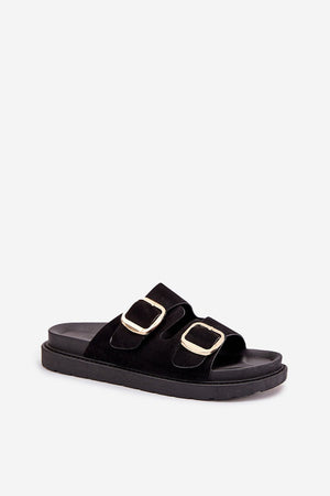 Klapky na platformě model 215658 Step in style