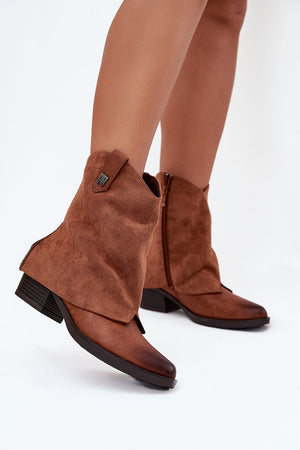 Boty na podpatku model 217193 Step in style