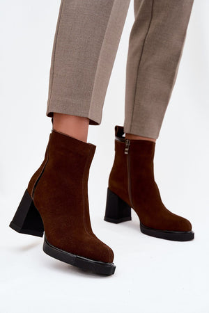 Boty na podpatku model 217493 Step in style