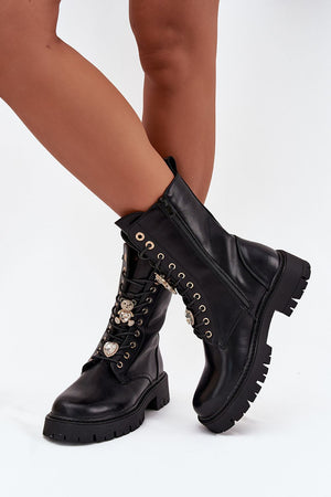 Šněrovací vyšší model 217721 Step in style