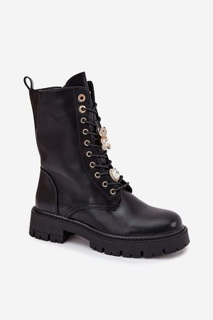 Šněrovací vyšší model 217721 Step in style