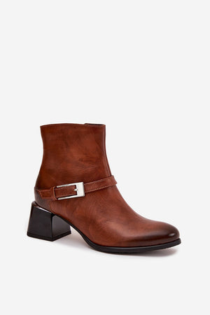 Boty na podpatku model 217800 Step in style