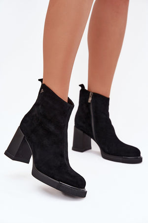 Boty na podpatku model 217801 Step in style