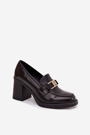 Polobotky na podpatku model 217841 Step in style