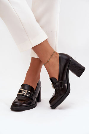 Polobotky na podpatku model 217841 Step in style