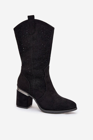 Ažurové kozačky model 218496 Step in style