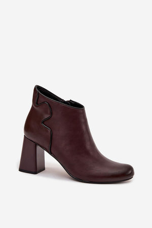 Boty na podpatku model 218707 Step in style