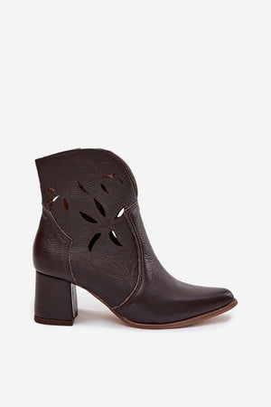 Boty na podpatku model 219130 Step in style