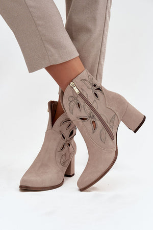 Boty na podpatku model 219133 Step in style