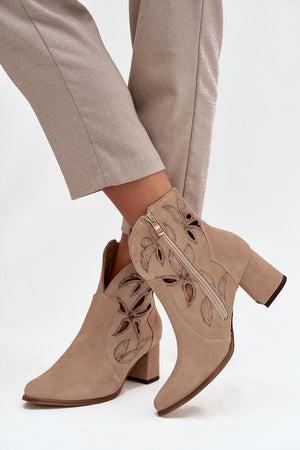 Boty na podpatku model 219134 Step in style