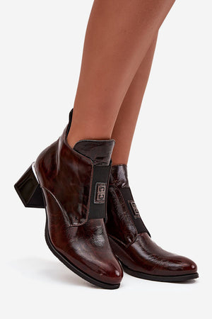 Boty na podpatku model 219404 Step in style