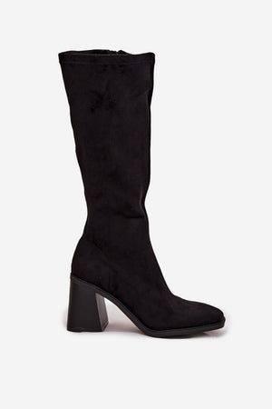 Kozačky na podpatku model 220222 Step in style