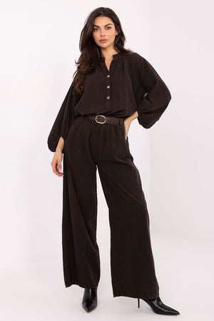 Kordové kalhoty model 220282 Italy Moda