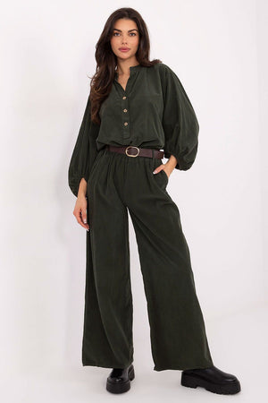 Kordové kalhoty model 220283 Italy Moda