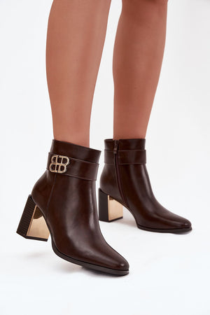 Boty na podpatku model 220693 Step in style