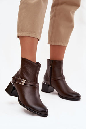 Boty na podpatku model 220702 Step in style
