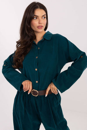 Košile s dlouhým rukávem model 220826 Italy Moda