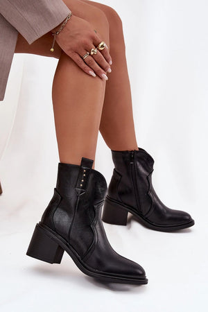 Boty na podpatku model 221135 Step in style