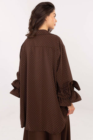 Košile s dlouhým rukávem model 222149 Italy Moda