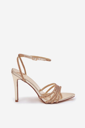 Sandály na podpatku model 222256 Step in style