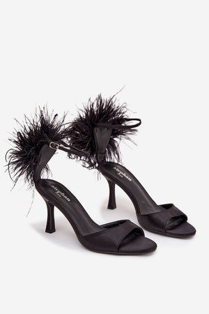 Sandály na podpatku model 222268 Step in style