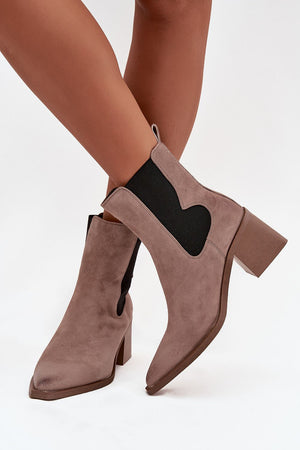Boty na podpatku model 222524 Step in style