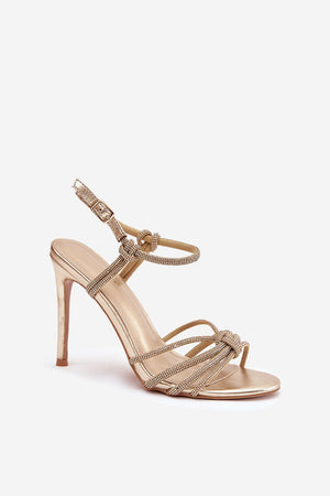 Sandály na podpatku model 222734 Step in style