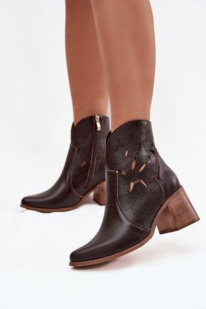 Boty na podpatku model 222963 Step in style