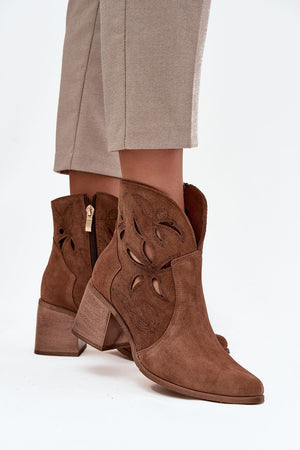 Boty na podpatku model 222964 Step in style