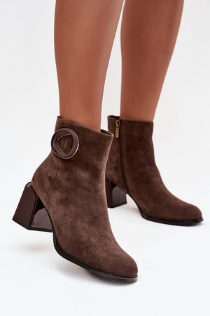 Boty na podpatku model 222973 Step in style