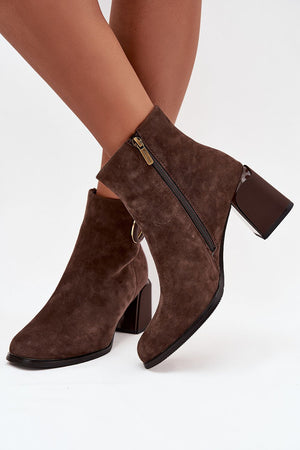 Boty na podpatku model 222973 Step in style