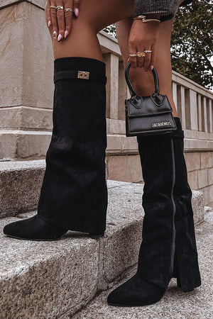 Kozačky na podpatku model 223003 Step in style