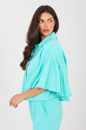 džínová bunda model 223630 Rue Paris