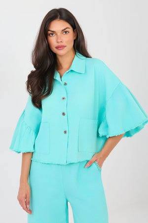 džínová bunda model 223630 Rue Paris