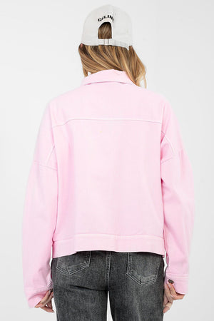 džínová bunda model 223819 Rue Paris