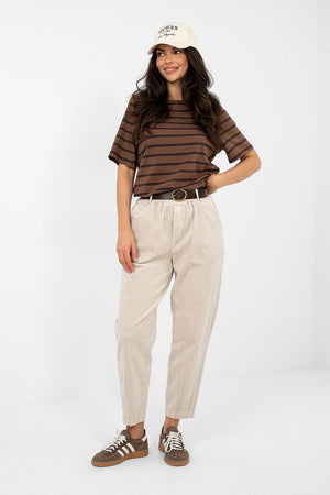 Kordové kalhoty model 224053 Italy Moda