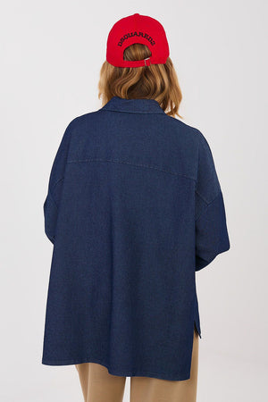 Košile s dlouhým rukávem model 224205 Italy Moda