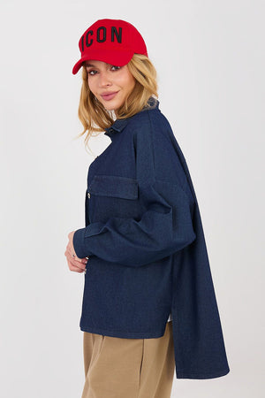 Košile s dlouhým rukávem model 224205 Italy Moda