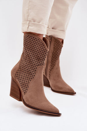 Boty na podpatku model 224239 Step in style