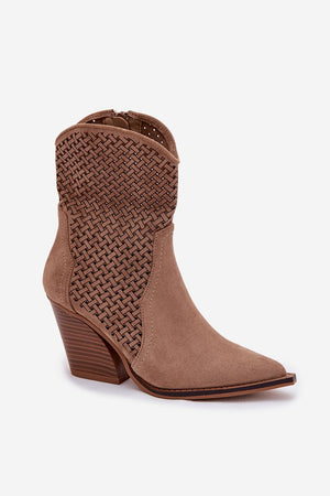 Boty na podpatku model 224239 Step in style