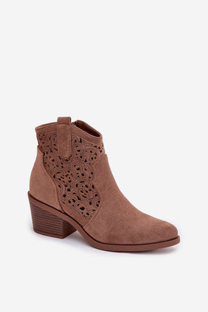 Boty na podpatku model 224426 Step in style