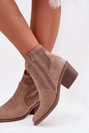 Boty na podpatku model 224428 Step in style