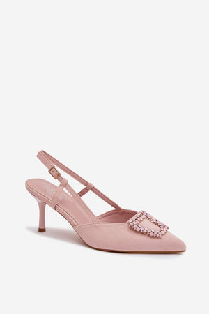 Sandály na podpatku model 224465 Step in style