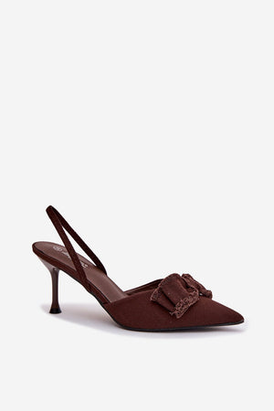 Sandály na podpatku model 224468 Step in style