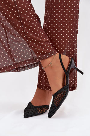 Sandály na podpatku model 224493 Step in style