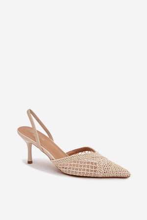 Sandály na podpatku model 224499 Step in style
