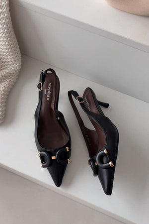 Sandály na podpatku model 224501 Step in style