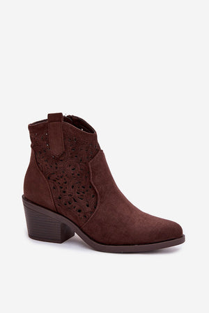 Boty na podpatku model 224620 Step in style